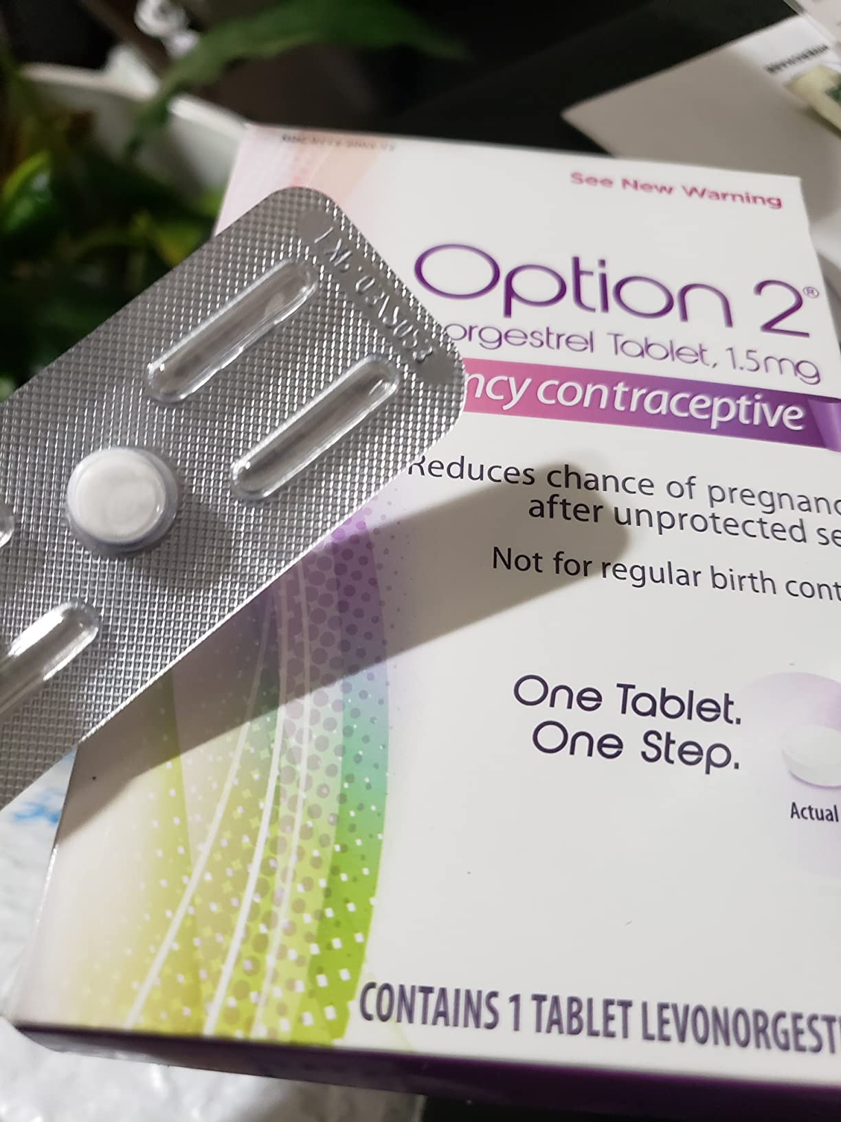 Option 2® Morning After Emergency Contraceptive Pill | Levonorgestrel 1.5mg | USA 🇺🇸 photo review