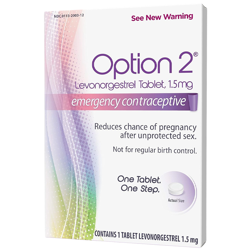 Option 2® Morning After Emergency Contraceptive Pill | Levonorgestrel 1.5mg | USA 🇺🇸